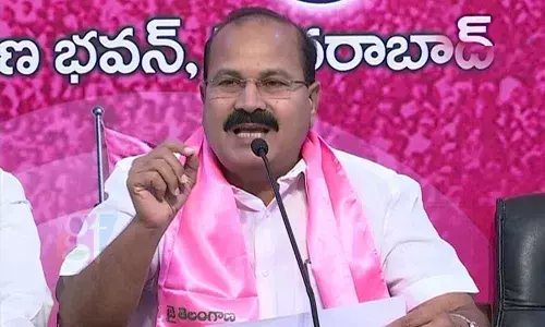 TRS general secretary B Venkateshwarlu