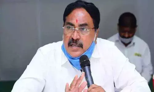 Panchayat Raj and Rural Development Minister Erraballi Dayakar Rao