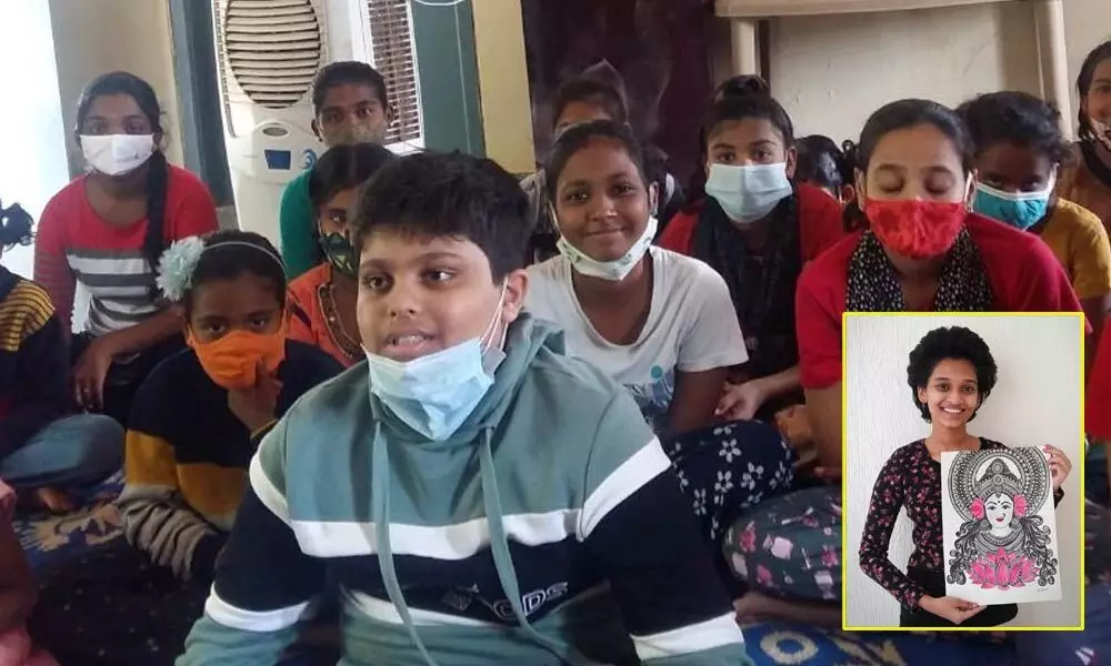 School kids in Hyderabad step up to help pandemic-affected families