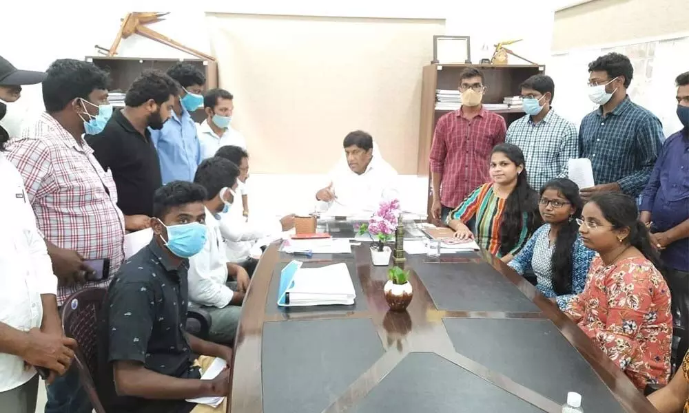 Vinod Kumar meets Fisheries Science Association students