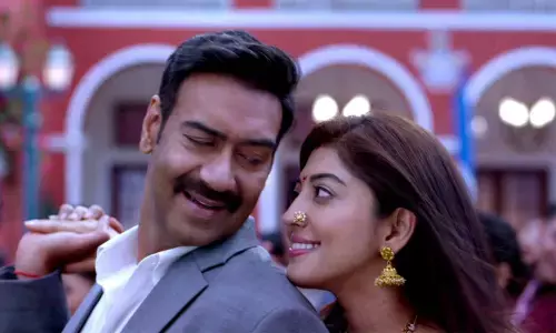 Actor Ajay Devgn and Pranitha Subhash