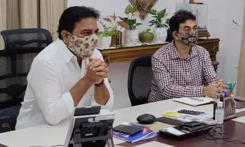 KTR at Goldman Sachs office inauguration