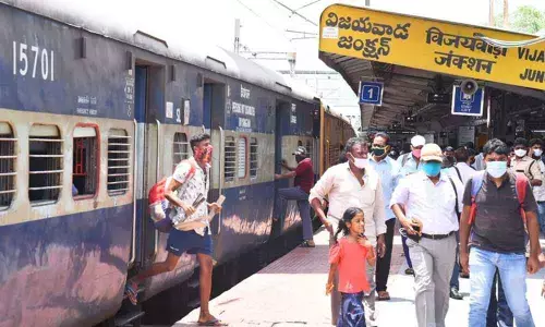 Trains back on track, chug to various destinations
