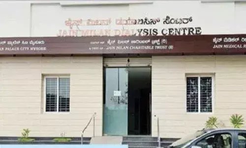 Poor patients find crutches in Jain Milan charitable trust