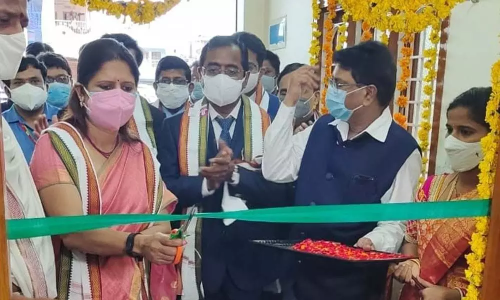 RBI Regional Director K Nikhila inaugurating Centre for Financial Literacy in Amaravati on Wednesday