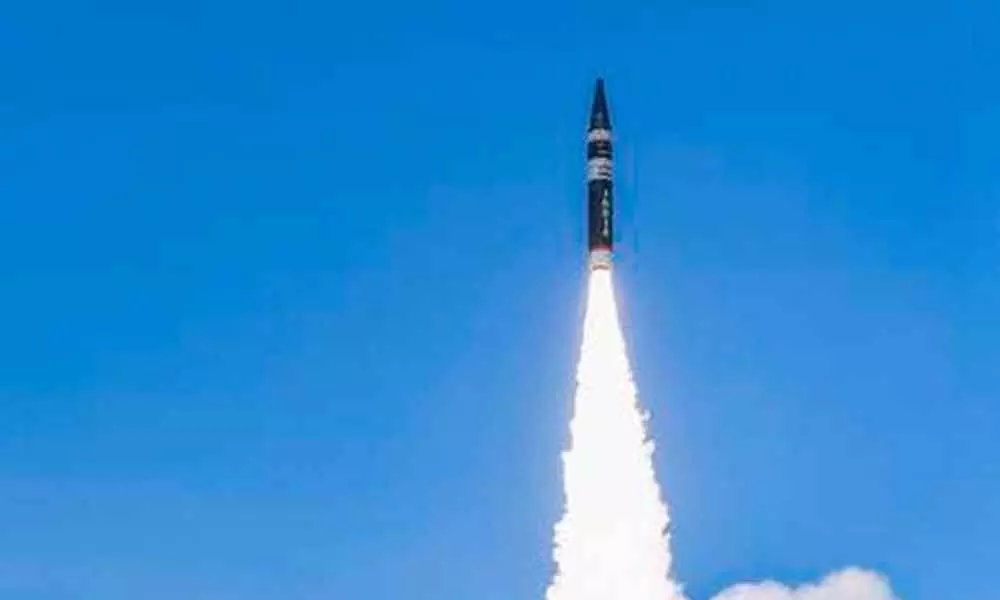 The first missile of th,  first firing unit of MRSAM (Medium Range Surface to Air Missile) for delivery to the IAF was flagged off by M S R Prasad, Director-General (Missiles & Strategic Systems) at BDL, Kanchanbagh, on Tuesday.