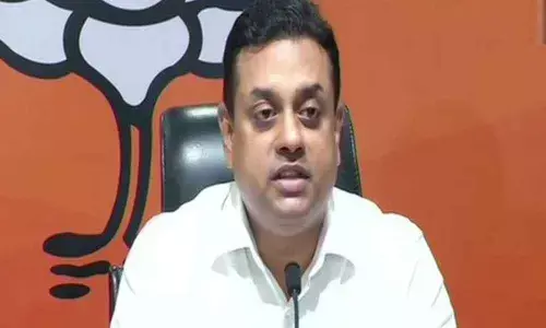 BJP spokesperson Sambit Patra speaking at a press conference in Delhi. (Photo/ANI) . Image Credit: ANI