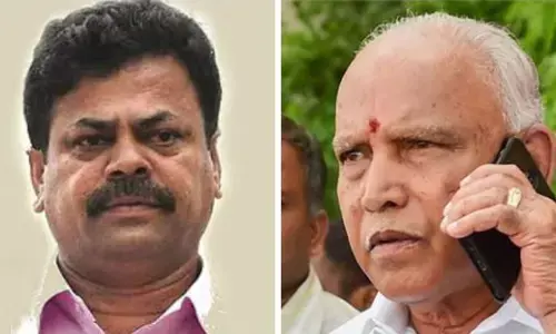 MP Renukacharya and BS Yediyurappa