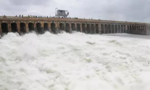 Water level breaches 100-ft mark in KRS dam