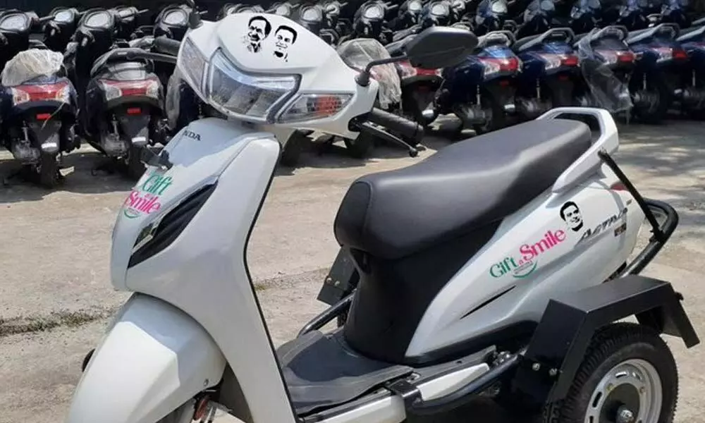 KTR to distribute bikes to disabled persons under Gift A Smile