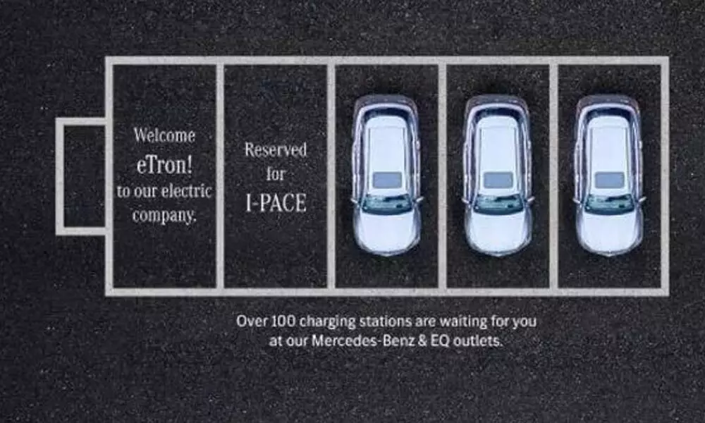 La base de datos Impuestos Empresario Mercedes –Benz India Posts a Special Creative on its Social Media Handle  welcoming Audi's e-tron
