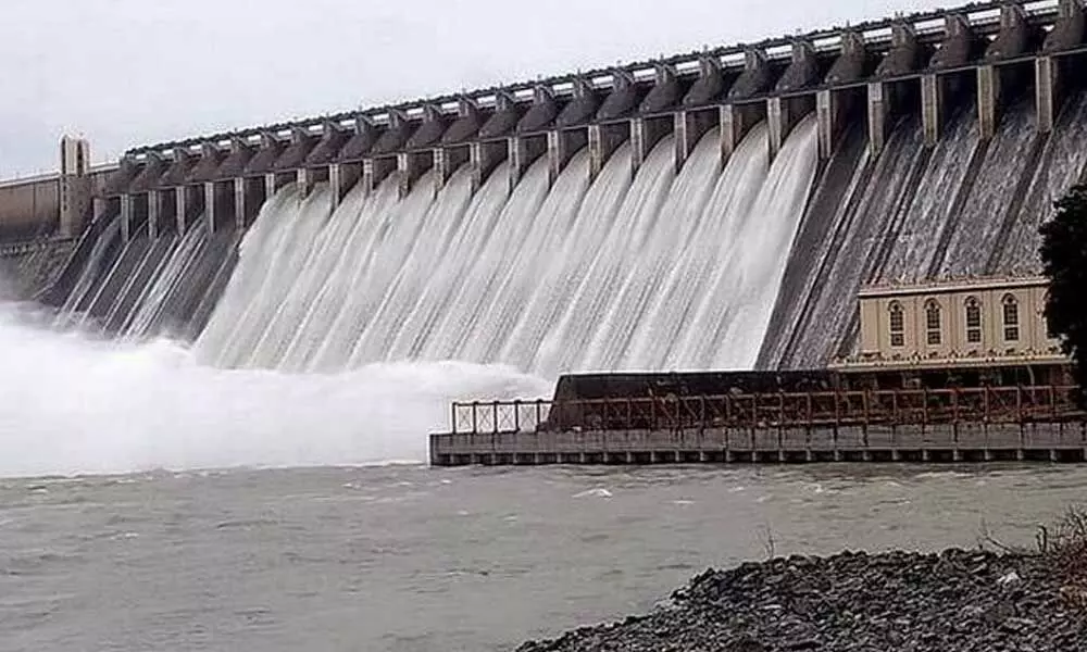 Eight gates of Sri Ram Sagar Project (SRSP) has been lifted ( File pic pic)