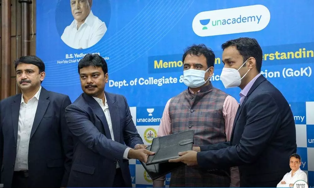 Unacademy signs MoU with government to hold scholarship tests