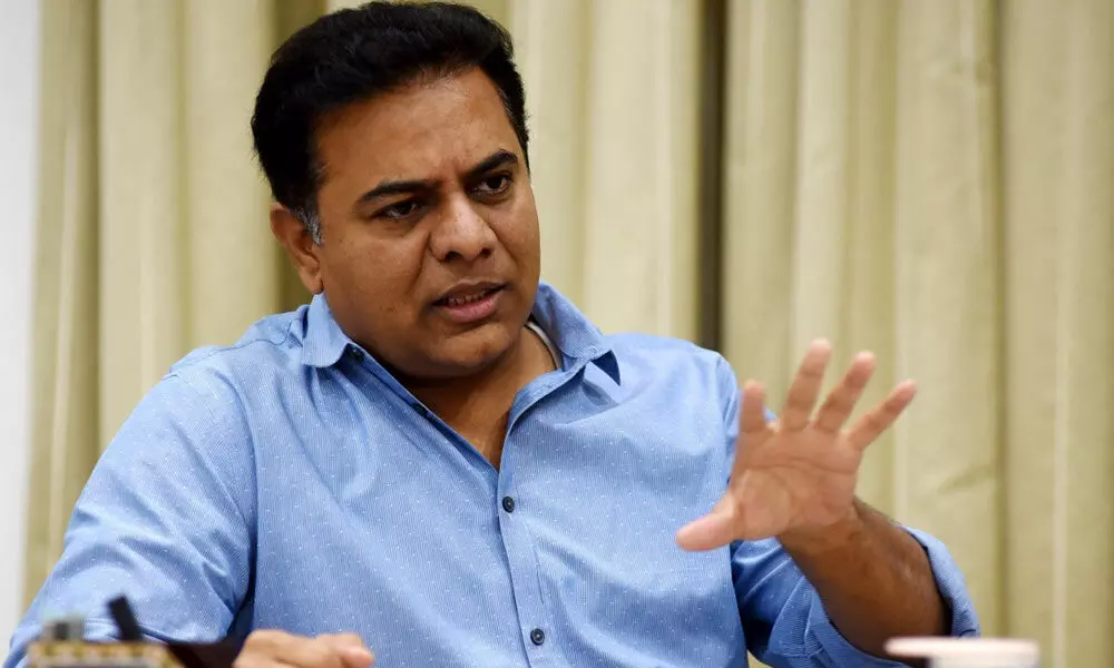 Municipal Administration Minister KT Rama Rao