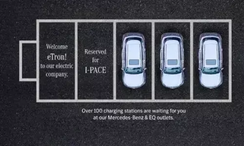 Mercedes –Benz India Posts a Special Creative on its Social Media Handle welcoming Audi’s e-tron