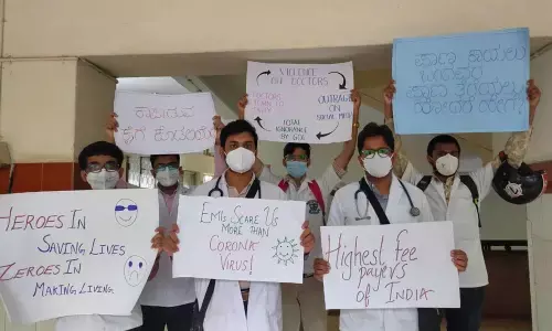 Resident doctors stage protest