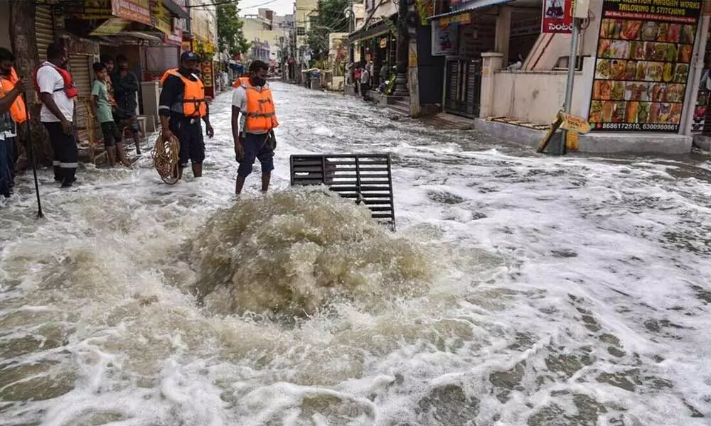 NDRF Team in Action in the Telangana