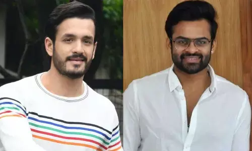Akkineni Akhil and Sai Dharam Tej
