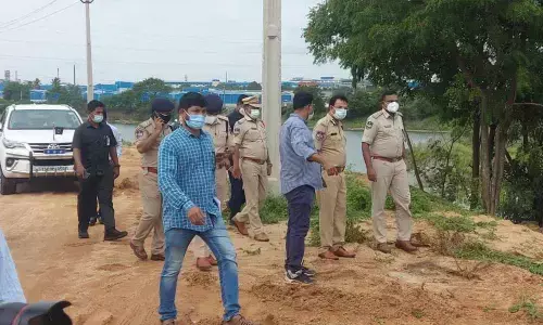 Officials visit Appa Cheruvu, take stock of situation