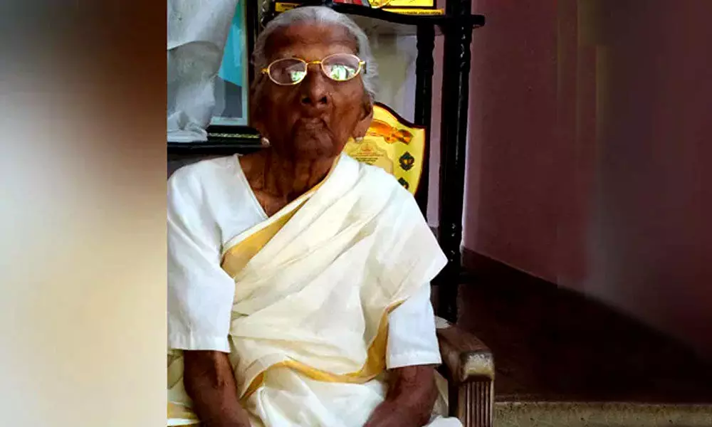 Bhageerathi Amma, Keralas oldest learner, died in Kollam at her home