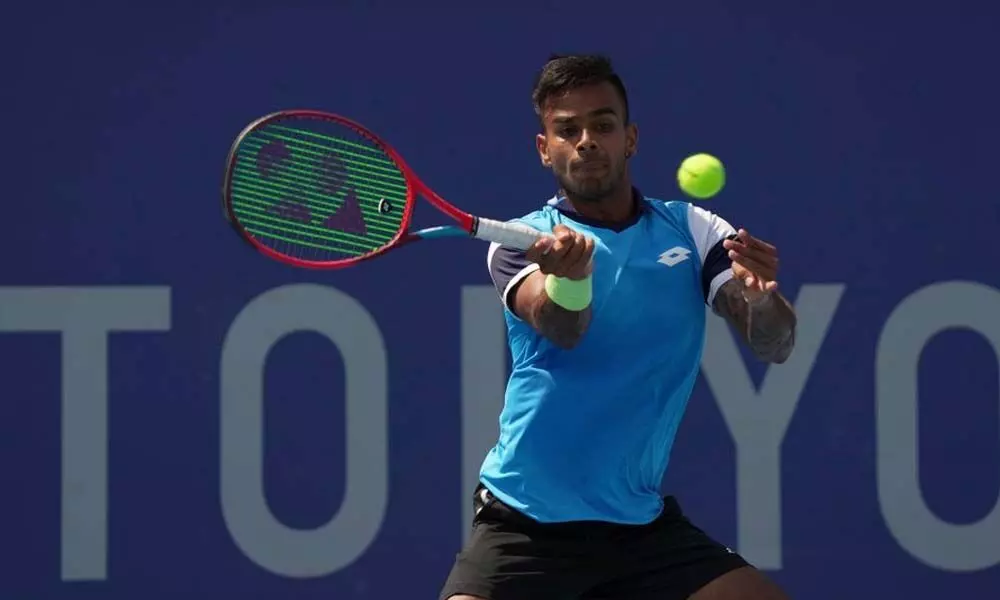 Sumit Nagal won the opening round in the Tokyo Olympics 2020.