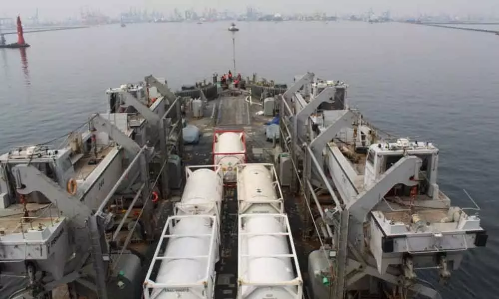 INS Airavat reaches Jakarta with Covid relief supplies