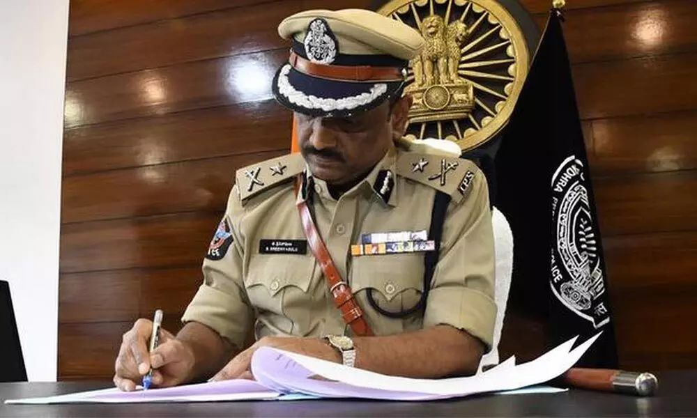Vijayawada Police Commissioner B Srinivasulu