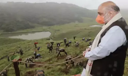 Mega plantation at Cherrapunji by Assam Rifles