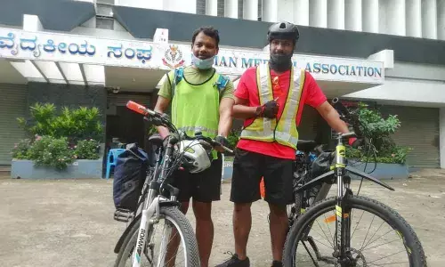 Bengaluru: Doctors undertake cyclathon to protest violence against healthcare professionals
