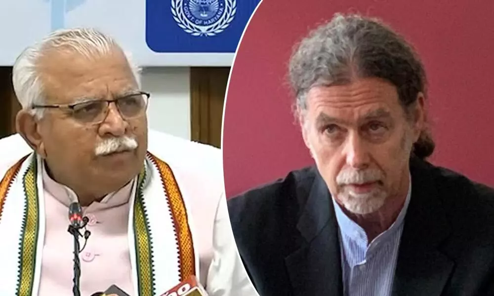 German Ambassador to India, Walter J. Lindner, on Monday called on Haryana Chief Minister Manohar Lal Khattar