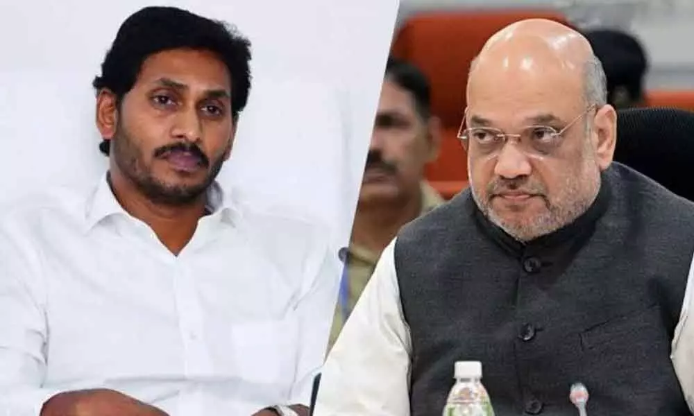 AP Chief Minister YS Jagan Mohan Reddy, Union Home Minister Amit Shah