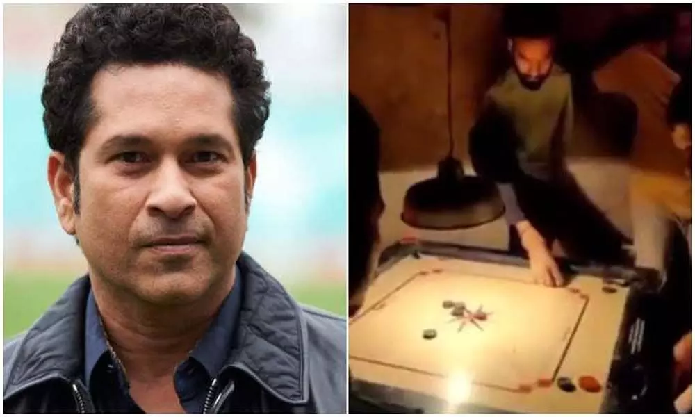 Cricketer Sachin Tendulkar posts an inspiring video of a differently-abled man playing Carrom with his feet.