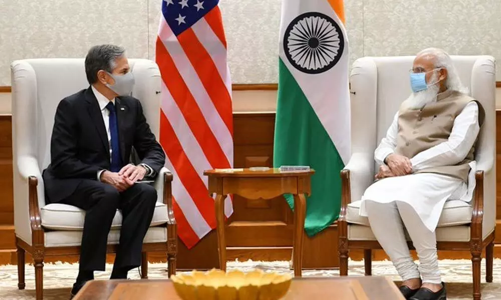 US Secretary of State Antony Blinken and Prime Minister Narendra Modi