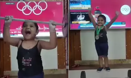 Watch The Trending Video Of Junior Mirabai Chanu, Becoming An Inspiration