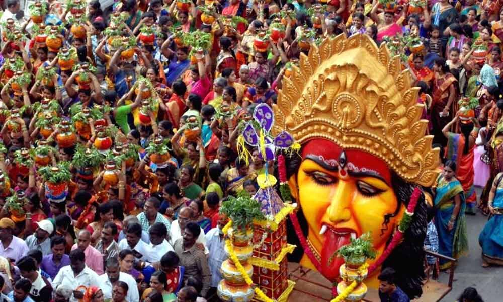 Telangana Bonalu festival begins in Hyderabad's Old City today amid