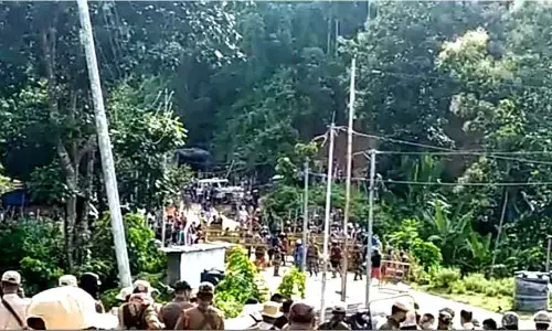 Vairengte police station on the border violence issue