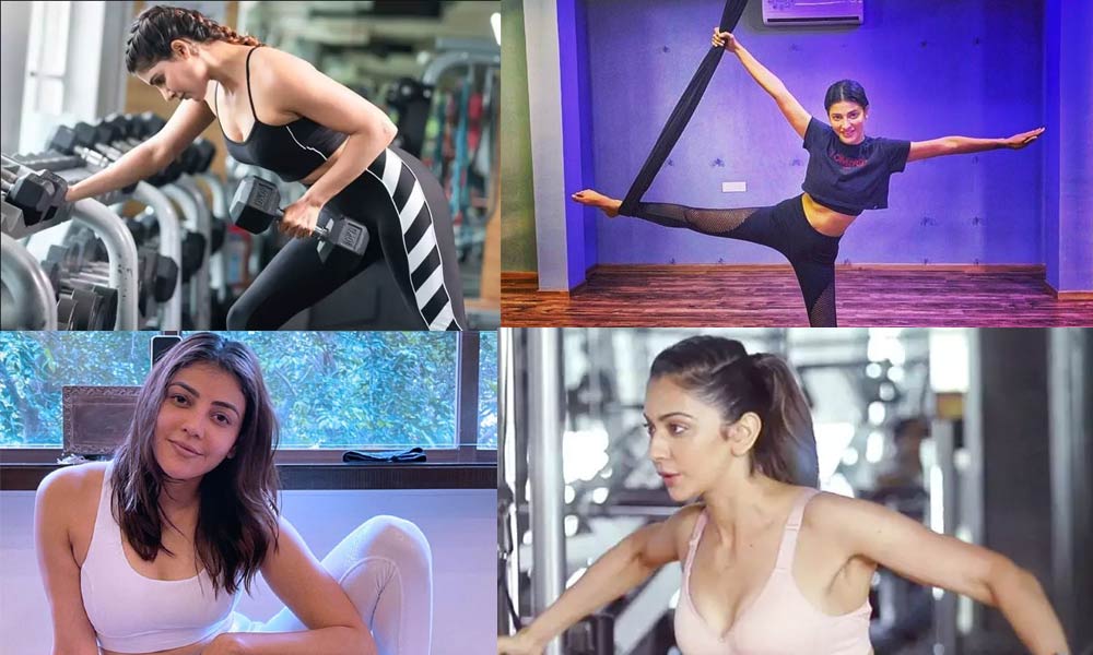 Tollywood heroines look stunning in these gym outfits!