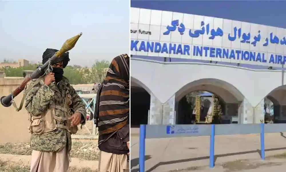 Rockets hit Kandahar airport, flights suspended