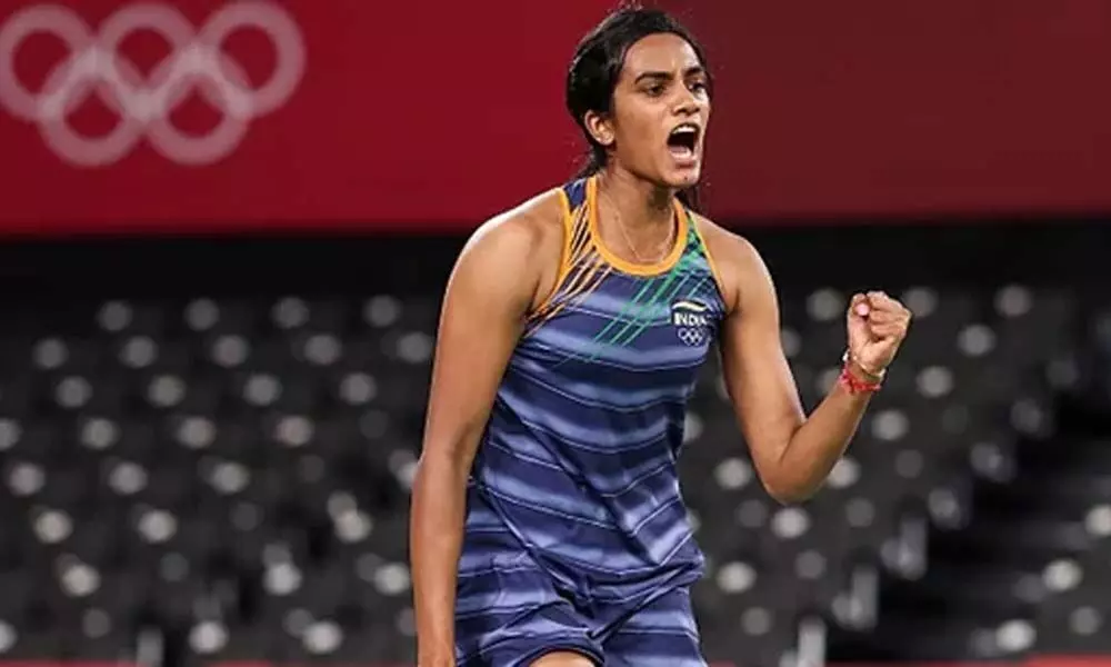 PV Sindhu won the bronze medal in womens singles badminton at the Tokyo Olympics