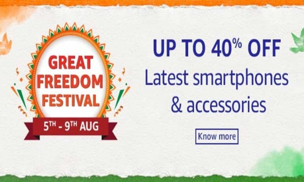 Amazon Great Freedom Festival Sale From August 5 - Big Discounts On ...