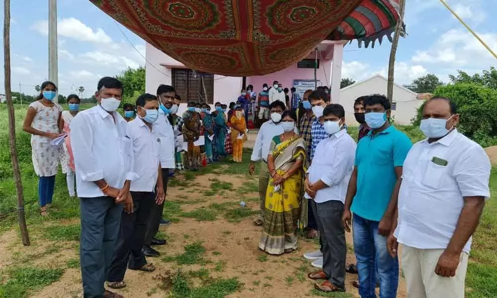 Covid-19 vaccination in Rajannapet village