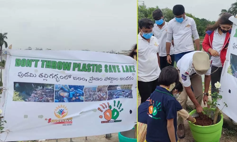 NGO in tandem with students rolls out drive to save Saroornagar lake