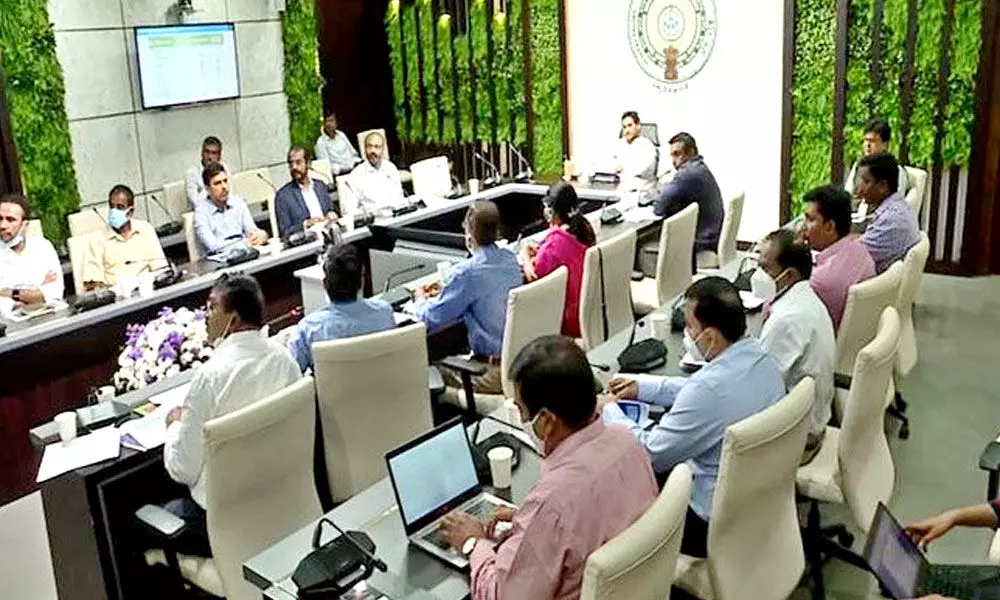 CM YS Jagan on Tuesday conducted a review on the IT department