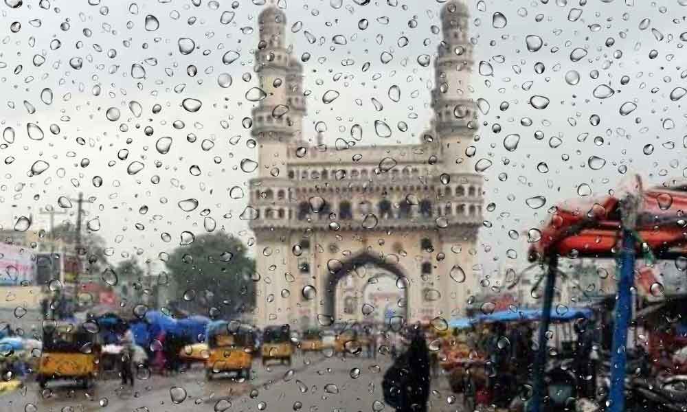 Hyderabad weather report Light rain forecast in city