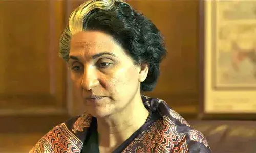 Lara Dutta Looks Spectacular Essaying The Role Of Prime Minister Indira Gandhi (Pic Courtesy: Twitter @LaraDutta)