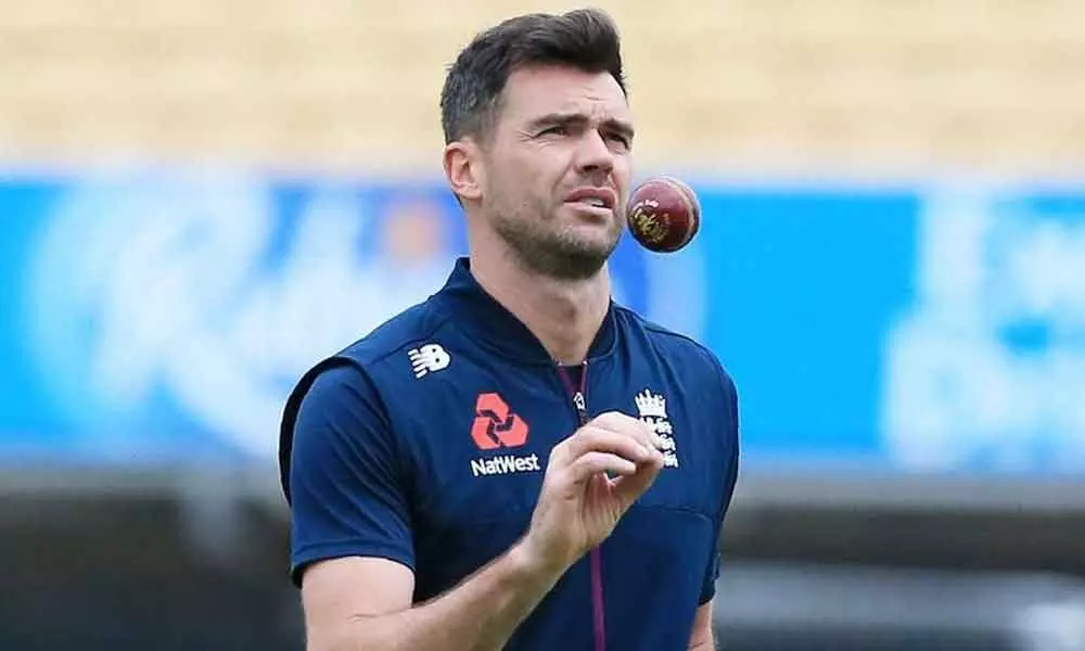 England fast bowler James Anderson