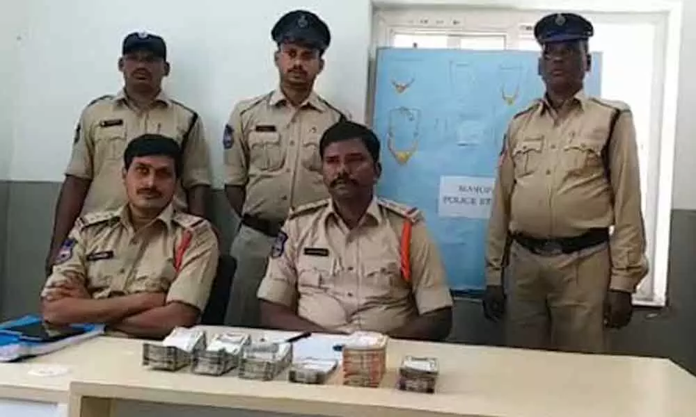 Pot of gold coins found while house construction in Gadwal