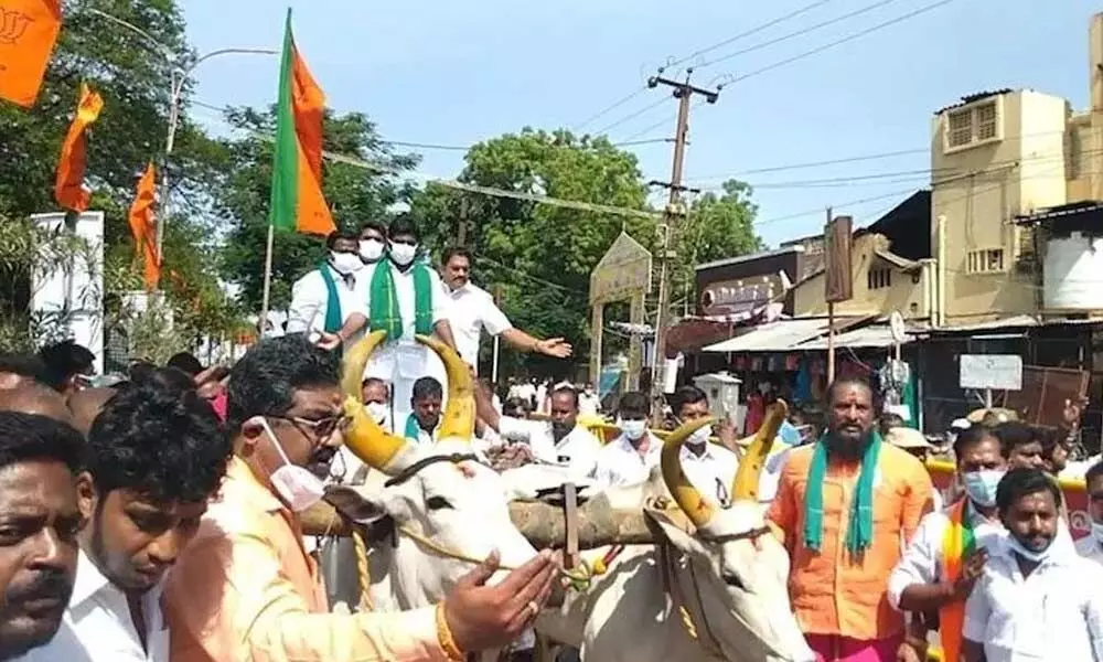 KSP protests Tamil Nadu BJP president’s opposition to Mekedau
