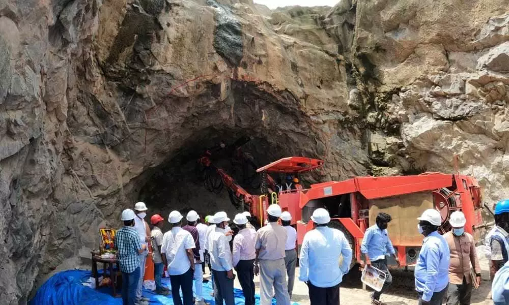 MEIL begins Polavaram tunnel excavation work