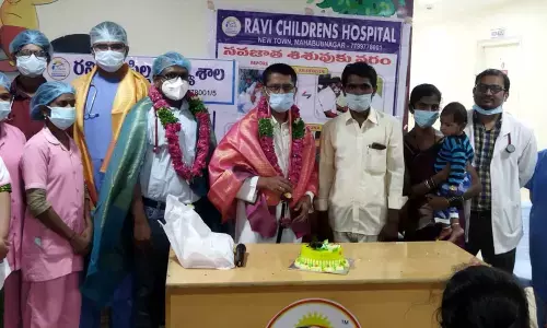 Doctors save life of 9 month old baby boy